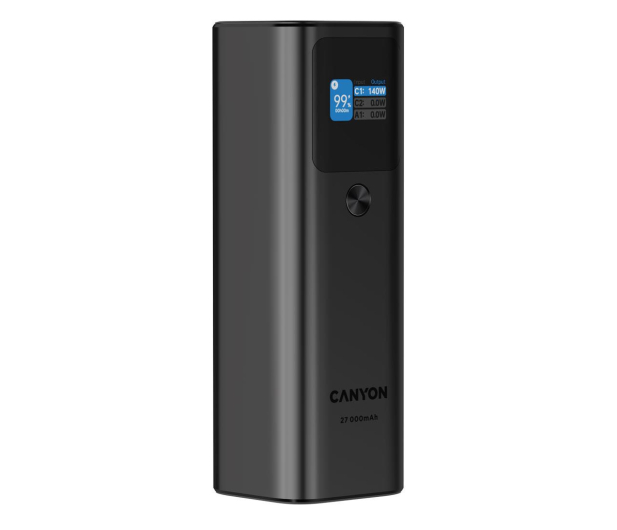CANYON PB-2010 TFT 27000 mAh 97.2Wh PD140W QC 3.0 Czarny - 1261513 - zdjęcie 3